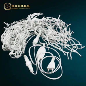 Гирлянда «Бахрома» 50х0,7м с мерцанием , 1140 LED.