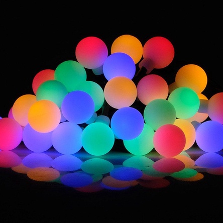 Гирлянды шарики уличные