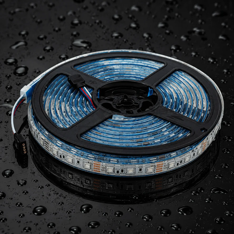 Влагозащищенная лента SMD5050-300-12 14,4Вт IP68 840Lm