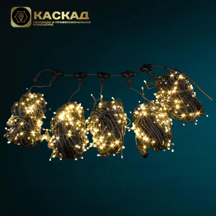 Комплект для деревьев теплый-белый 1000Led 5*20м.