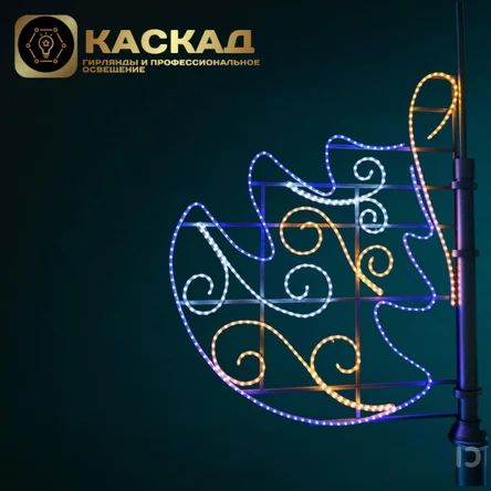 Консоль "Елочная игрушка", 1.5*1.23 м, 78 Вт