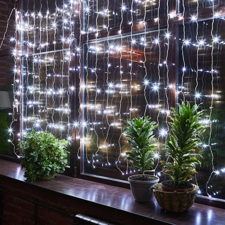 Занавес статичный с Flash эф., холодный