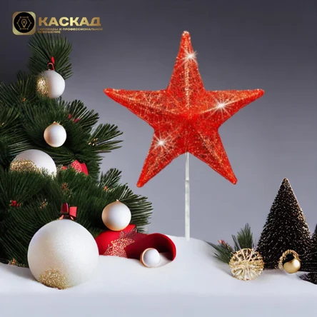 Акриловая светодиодная фигура Звезда 50см